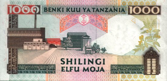 Tanzania - 1,000 Shilingi (2000) - Pick 34