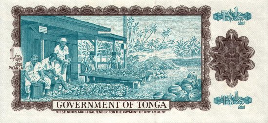 Tonga - 1/2 Pa'anga (1974 - 1983) - Pick 18
