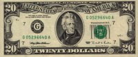 United States of America - 20 Dollars (1995) - Pick 500