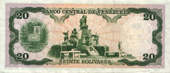Venezuela - 20 Bolivares (1981 - 1995) - Pick 63