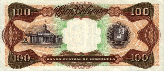 Venezuela - 100 Bolivares (1987 - 1998) - Pick 66