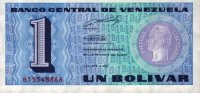 Venezuela - 1 Bolívar (1989) - Pick 68