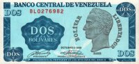 Venezuela - 2 Bolívares (1989) - Pick 69