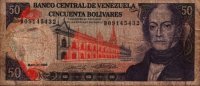 Venezuela - 50 Bolívares (1990 - 1994) - Pick 72