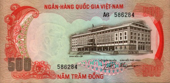 Vietnam - South - 500 Dng (1972) - Pick 33