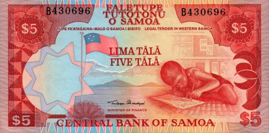 Samoa - 5 Tala (1985) - Pick 26