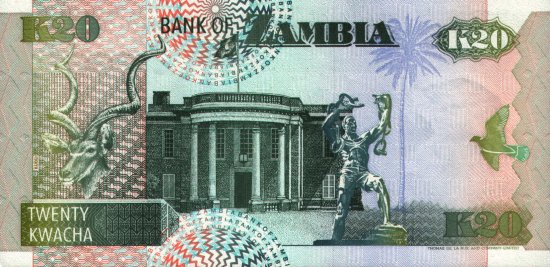 Zambia - 20 Kwacha (1992) - Pick 36