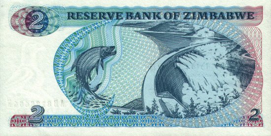 Zimbabwe - 2 Dollars (1980) - Pick 1